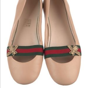 Gucci Leather Ballet Flat